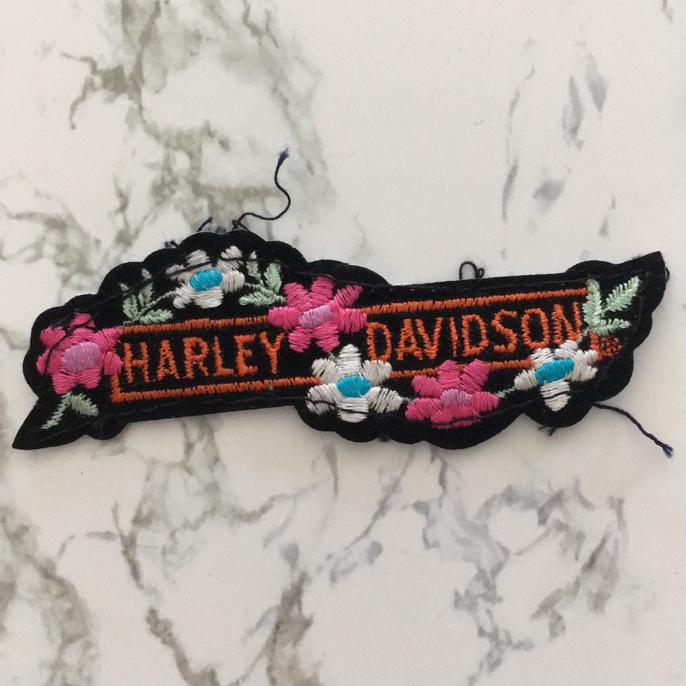 Harley Davidson Flower Patch
